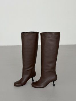 Чоботи NikArt barefoot шкіряні коричневі gp-1085-11288-36 фото