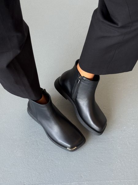 Жіночі черевики barefoot шкіряні чорні gp-784-11978-36 фото