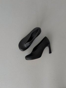 Туфлі з анатомічно-розширенним мисом Olli Shoes шкіряні чорні gp-1045-11075-39 фото