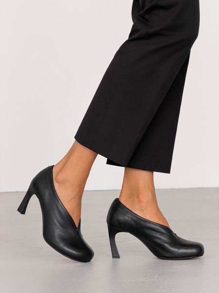 Туфлі з анатомічно-розширенним мисом Olli Shoes шкіряні чорні gp-1045-11075-39 фото